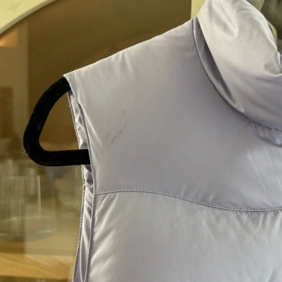 The North Face Light Lavender Quilted 550 Down Vest - Picture 5 of 8